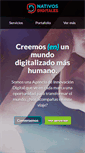 Mobile Screenshot of nativosdigitales.pe