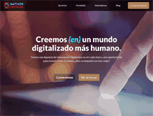 Tablet Screenshot of nativosdigitales.pe